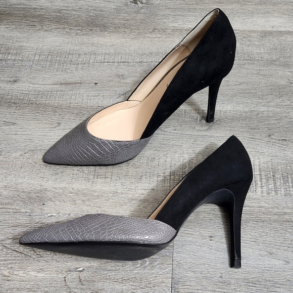 Zara Women's Pointy Block color heels - Picture 5 of 11